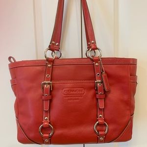 Red Coach Bag